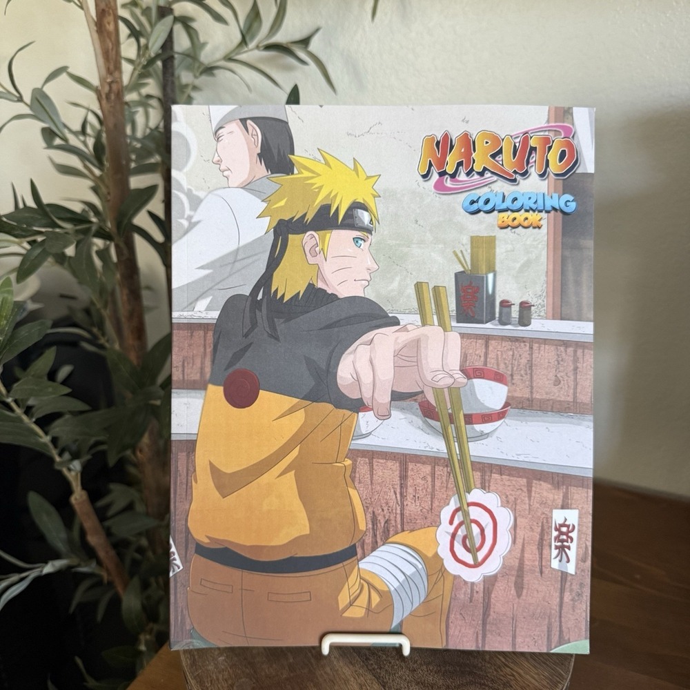 Naruto Shippuden Ramen Time Official Coloring Book Paperback Manga NEW Unused